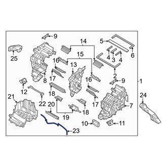 Genesis OE - A/C Evaporator Drain