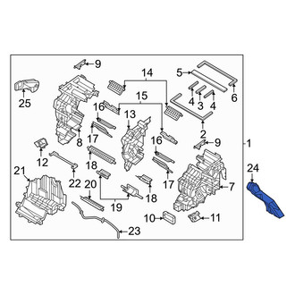 Genesis OE - Right Cabin Air Intake Duct