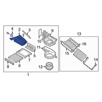Genesis OE - HVAC Air Inlet Housing