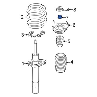 Genesis OE - Upper Suspension Strut Nut