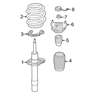 Genesis OE - Front Suspension - Struts & Components