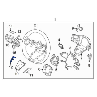 Genesis OE - Left Lower Steering Wheel Trim
