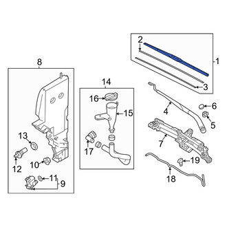 Genesis OE - Front Left Wiper Blade