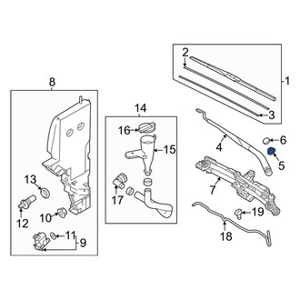Genesis OE - Wiper Arm Nut