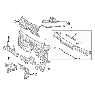 Genesis OE - Front Windshield Washer Nozzle