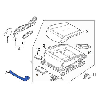 Genesis OE - Front Right Seat Frame Trim Panel