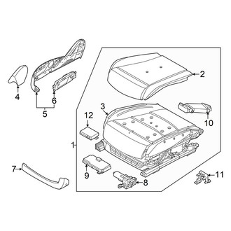 Genesis OE - Front Left Seat Cushion Foam