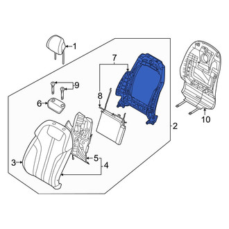 Genesis OE - Rear Left Seat Back Frame