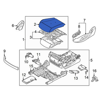 Genesis OE - Front Right Seat Cover
