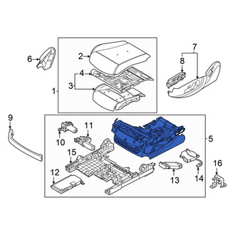 Genesis OE - Front Left Seat Track