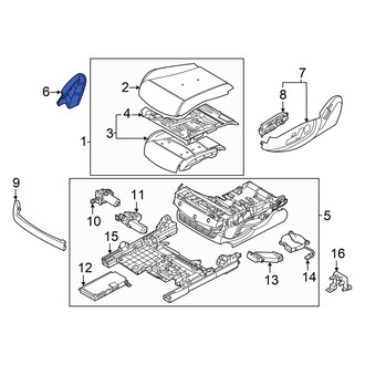 Genesis OE - Front Left Seat Track