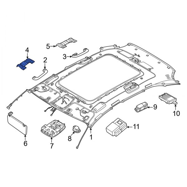 Interior Grab Bar Bracket