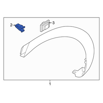 Genesis OE - Wheel Arch Molding Clip