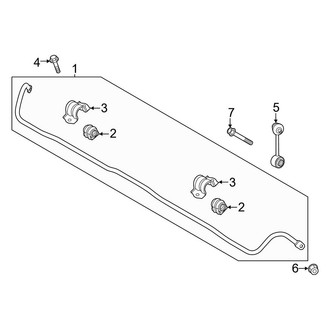 Genesis OE - Rear Suspension - Stabilizer Bar & Components