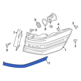 Genesis OE - Rear Left Tail Light Bezel
