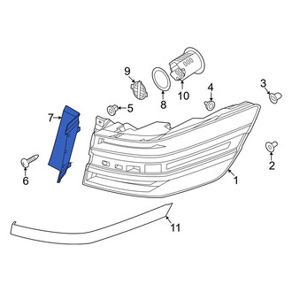 Genesis OE - Rear Left Tail Light Cover