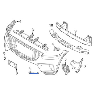 Genesis OE - Front Right Bumper Trim