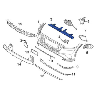 Genesis OE - Front Bumper Cover Support Rail
