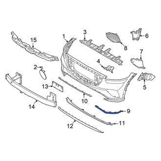Genesis OE - Front Right Bumper Trim