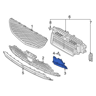 Genesis OE - Front Left Grille Reinforcement