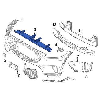 Genesis OE - Front Bumper Cover Support Rail