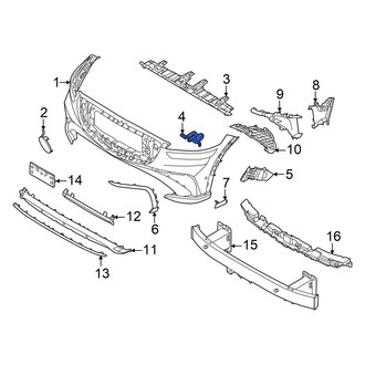 Genesis OE - Front Right Bumper Guide