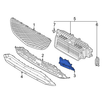 Genesis OE - Front Left Grille Reinforcement