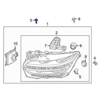 Genesis OE - Inner Headlight Mounting Bolt