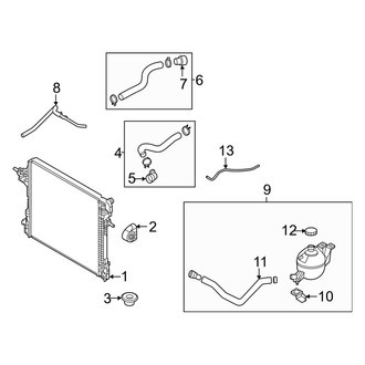 Genesis OE - Cooling - Radiator & Components (2.5L)