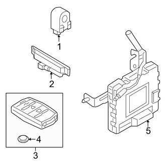 Genesis OE - Electrical - Keyless Entry Components