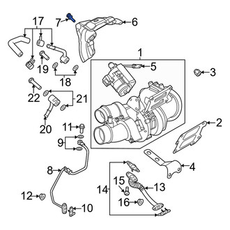 Genesis OE - Turbocharger Mount Heat Shield Bolt