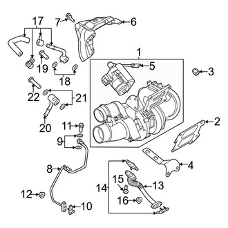 Genesis OE - Engine - Turbocharger & Components (2.5L)