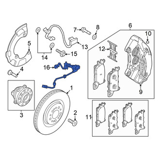 Genesis OE - Rear Right ABS Wheel Speed Sensor