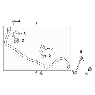 Genesis OE - Front Suspension - Stabilizer Bar & Components