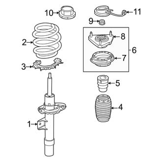 Genesis OE - Front Suspension - Struts & Components