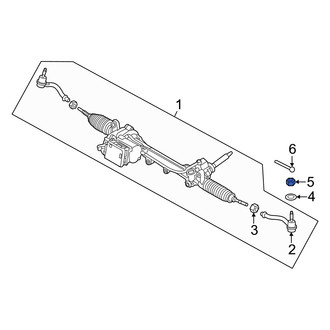 Genesis OE - Steering Tie Rod Nut