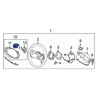 Genesis OE - Left Steering Wheel Radio Controls