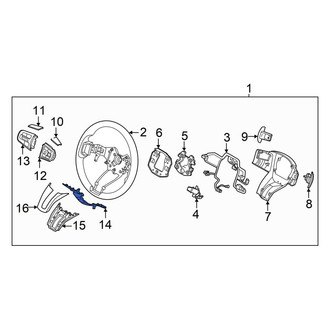 Genesis OE - Lower Steering Wheel Trim