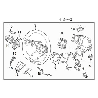 Genesis OE - Steering Wheel & Trim (With Sport Package)