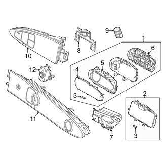 Genesis OE - Instrument Panel - Cluster & Switches (Base / Advanced / Select / Sport Prestige 2.5L)