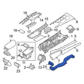 Genesis OE - Rear Center Instrument Panel Air Duct