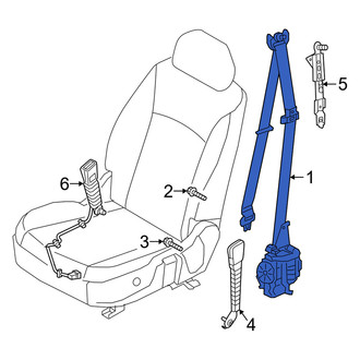 Genesis OE - Front Left Seat Belt Lap and Shoulder Belt