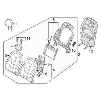 Genesis OE - Front Right Power Seat Switch