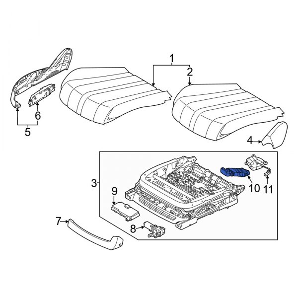 Climate Controlled Seat Duct