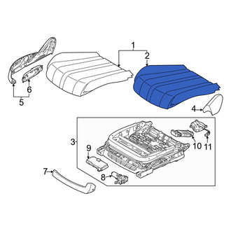 Genesis OE - Front Right Seat Cover