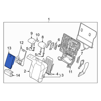 Genesis OE - Rear Seat Armrest