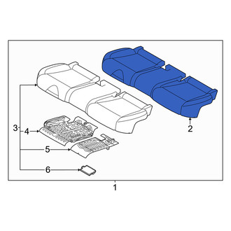 Genesis OE - Rear Seat Cover