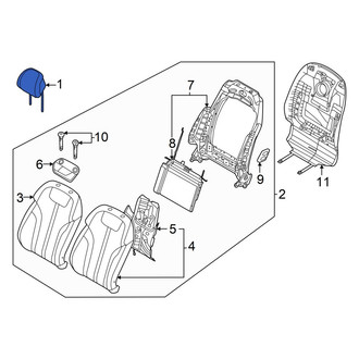 Genesis OE - Front Left Headrest