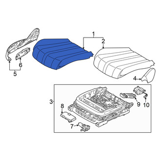 Genesis OE - Front Left Seat Cushion Foam