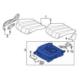 Genesis OE - Front Left Seat Frame